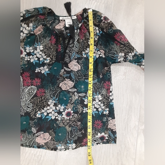 American Rag Floral Boho Top, Size S NWOT - Picture 10 of 13